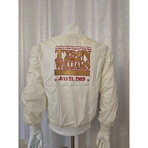 1989 MIKE TYSON CARL WILLIAMS TRUMP PLAZA Don KING ZIP JACKET BOXING Match USA L